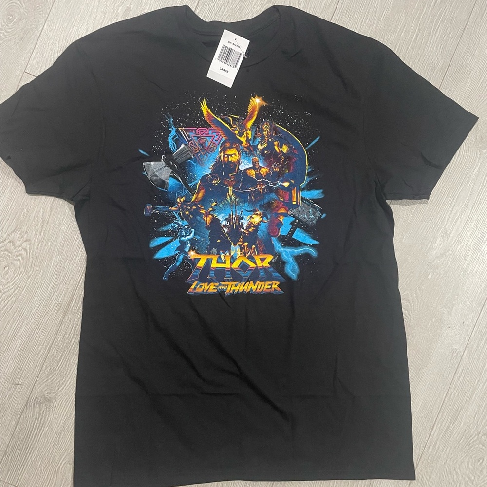 Marvel Black Thor Love and Thunder Tee